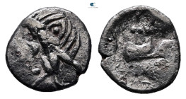Eastern Europe. Imitation of Philip II of Macedon 200 BC. Drachm AR