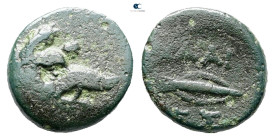 Kings of Thrace. Seleukid. Adaios 253-243 BC. Bronze Æ