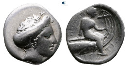 Euboea. Histiaia circa 338-304 BC. Tetrobol AR