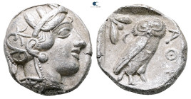 Attica. Athens circa 454-404 BC. Tetradrachm AR