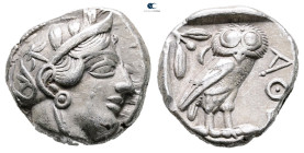Attica. Athens circa 454-404 BC. Tetradrachm AR
