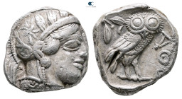 Attica. Athens circa 454-404 BC. Tetradrachm AR