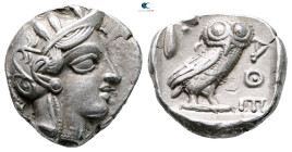 Attica. Athens circa 454-404 BC. Tetradrachm AR
