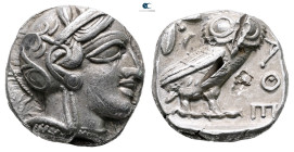 Attica. Athens circa 454-404 BC. Tetradrachm AR
