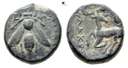 Ionia. Ephesos circa 390-300 BC. Bronze Æ
