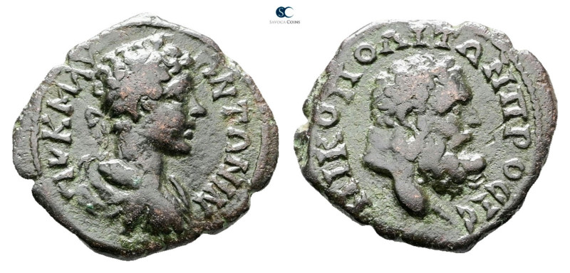 Moesia Inferior. Nikopolis ad Istrum. Caracalla AD 198-217. 
Bronze Æ

19 mm,...