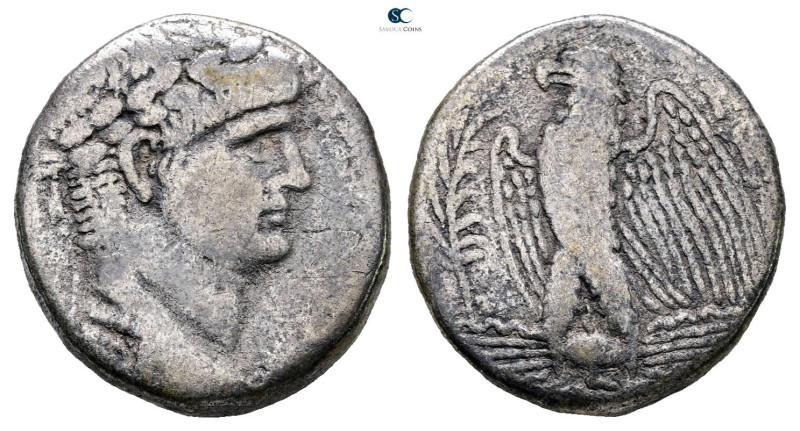 Seleucis and Pieria. Antioch. Nero AD 54-68. 
Tetradrachm AR

25 mm, 14,31 g...
