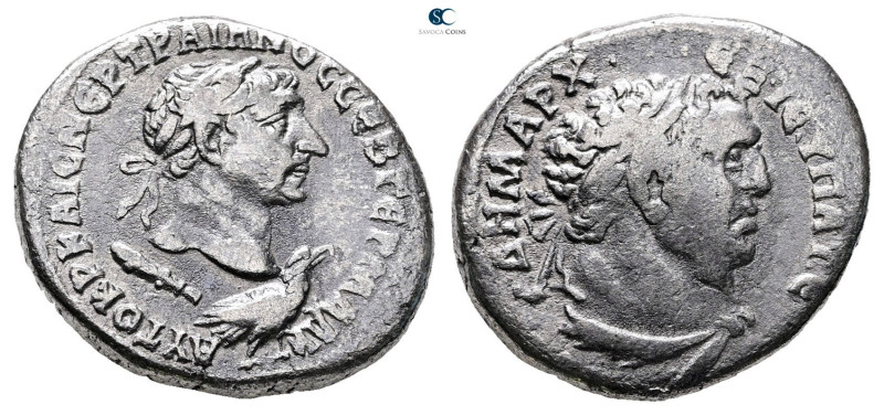 Seleucis and Pieria. Antioch. Trajan AD 98-117. 
Tetradrachm AR

27 mm, 13,87...