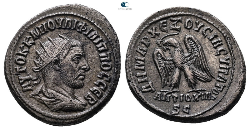 Seleucis and Pieria. Antioch. Philip I Arab AD 244-249. 
Billon-Tetradrachm

...