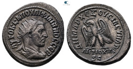 Seleucis and Pieria. Antioch. Philip I Arab AD 244-249. Billon-Tetradrachm