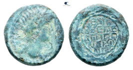Judaea. Neronias. Nero AD 54-68. Bronze Æ