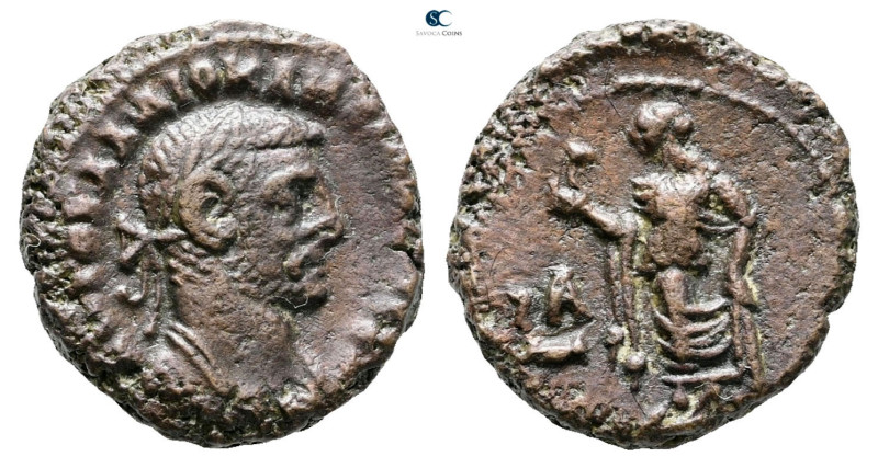 Egypt. Alexandria. Diocletian AD 284-305. 
Potin Tetradrachm

20 mm, 6,50 g
...