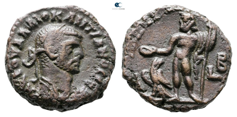 Egypt. Alexandria. Diocletian AD 284-305. 
Potin Tetradrachm

20 mm, 7,58 g
...
