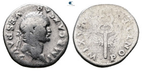 Vespasian AD 69-79. Rome. Denarius AR