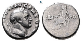 Vespasian AD 69-79. Rome. Denarius AR