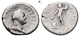Vespasian AD 69-79. Rome. Denarius AR