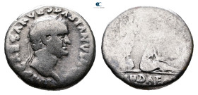 Vespasian AD 69-79. "Judaea Capta" commemorative. Rome. Denarius AR