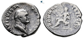 Vespasian AD 69-79. Rome. Denarius AR