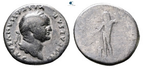 Vespasian AD 69-79. Rome. Denarius AR