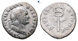Vespasian AD 69-79. Rome. Denarius AR