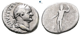 Vespasian AD 69-79. Rome. Denarius AR