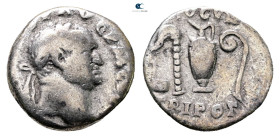Vespasian AD 69-79. Rome. Denarius AR