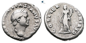 Vespasian AD 69-79. Rome. Denarius AR