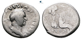 Vespasian AD 69-79. "Judaea Capta" commemorative. Rome. Denarius AR