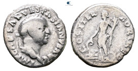 Vespasian AD 69-79. Rome. Denarius AR