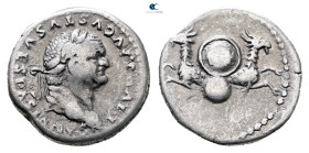 Divus Vespasian AD 79. Rome. Denarius AR
