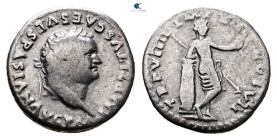 Titus AD 79-81. Rome. Denarius AR