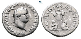 Titus AD 79-81. Rome. Denarius AR