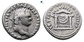 Titus AD 79-81. Rome. Denarius AR