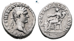 Trajan AD 98-117. Rome. Denarius AR