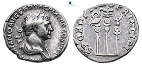 Trajan AD 98-117. Rome. Denarius AR