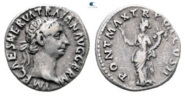Trajan AD 98-117. Rome. Denarius AR