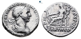 Trajan AD 98-117. Rome. Denarius AR