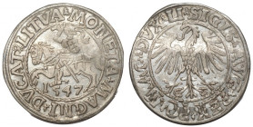 Zygmunt II August, Półgrosz 1547, Wilno - LI/LITVA