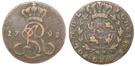 Poniatowski, Grosz 1792