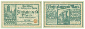GDAŃSK/DANZIG, 50.000 marek 1923 , nr 111137❉