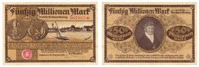 SOPOT/ZOPPOT, 50 milionów marek 1923, nr 007815❊