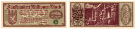 SOPOT/ZOPPOT, 500.000.000 marek 1923, nr 008844❊