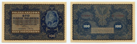 100 marek polskich 1919 - IG Serja L nr 172000