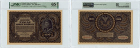 1.000 marek polskich 1919 - III Serja R - PMG 65EPQ