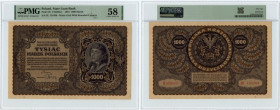1.000 marek polskich 1919 - III Serja U - PMG 58