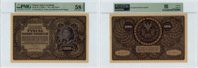 1.000 marek polskich 1919 - III Serja W - PMG 58EPQ