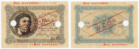 2 złote 1919 - WZÓR - S.74. A