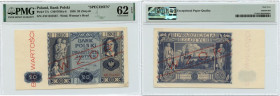 20 złotych 1936 - WZÓR AW - PMG 62 EPQ