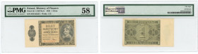 1 złoty 1938 - seria IH - PMG 58