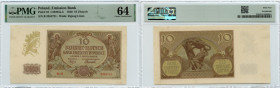10 złotych 1940 - seria B - PMG 64